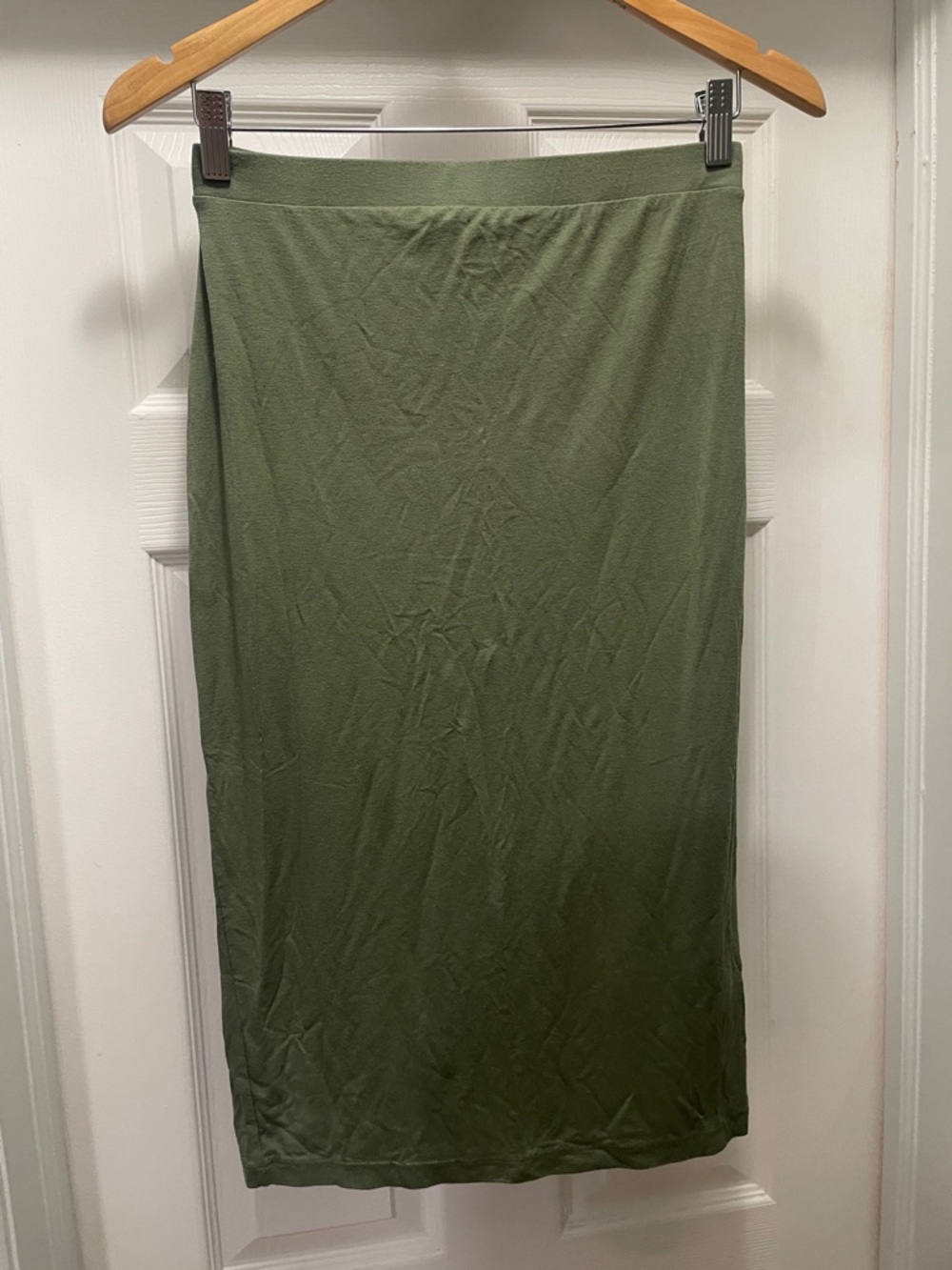 ASOS Olive Midi Pencil Skirt